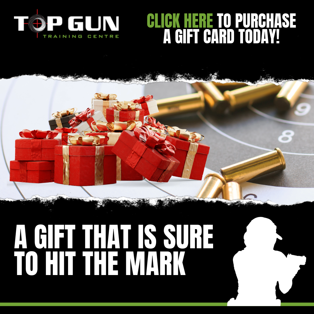 Top Gun Training Gift Card: Click here to give a gift that is sure to hit the mark